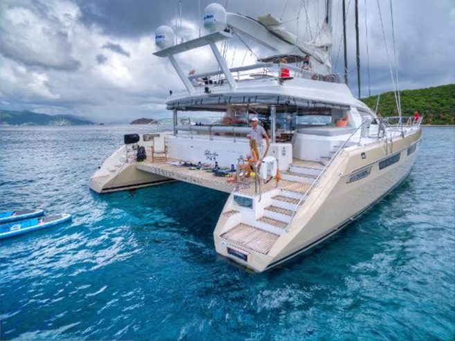 XENIA | 2010 2010 74′ (22.56m) Luxury Catamaran from French shipyard PRIVILEGE