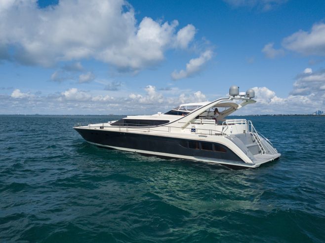 ZOOOM | 1993 80′ (24.38m) Luxury Flybridge Motor Yacht from American shipyard PALMER JOHNSON