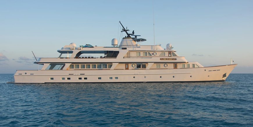 BIG EAGLE | 1980 172ft (52m) Classic Luxury Steel Motor Yacht built by Japanese shipyard Mie Zosen