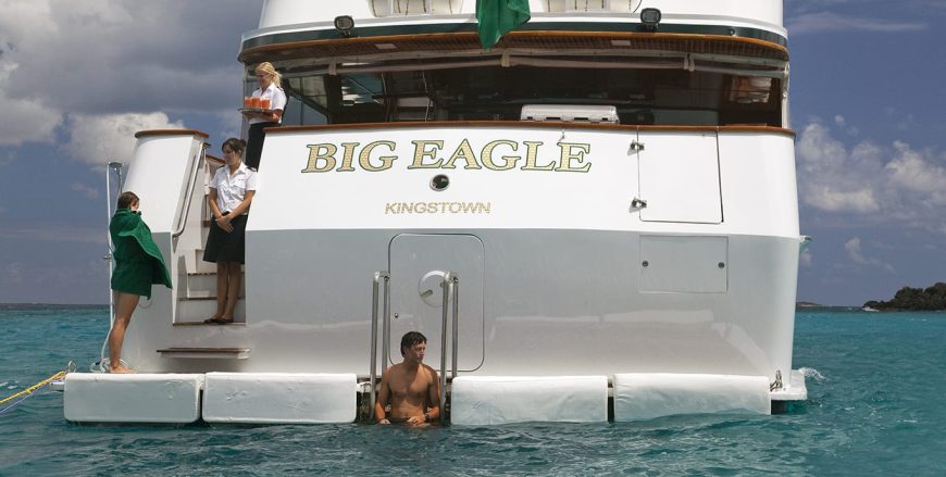 BIG EAGLE | 1980 172ft (52m) Classic Luxury Steel Motor Yacht built by Japanese shipyard Mie Zosen