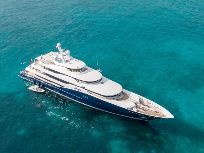 AMARYLLIS | 2011 78.43m (257′4″) Luxury Steel Tri-Deck Motor Yacht from renowned German shipyard Abeking & Rasmussen