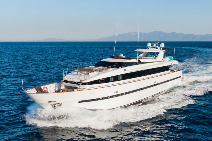 AXELLA | 1991 34m (109ft) Luxury Flybridge Motor Yacht from Italian shipyard Eurocraft