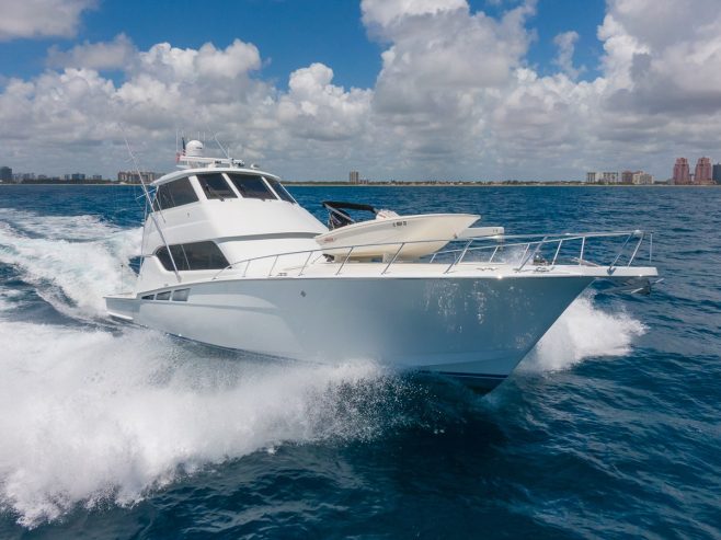 All Chill | 2005 61ft (19m) Luxury Hatteras 60 Enclosed Bridge Sport Fish Motor Yacht