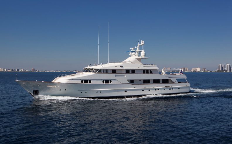 BG CHARADE | 1990 157ft (48m) Classic Tri-Deck Luxury Steel Motor Yacht built by renowned Dutch shipyard Feadship