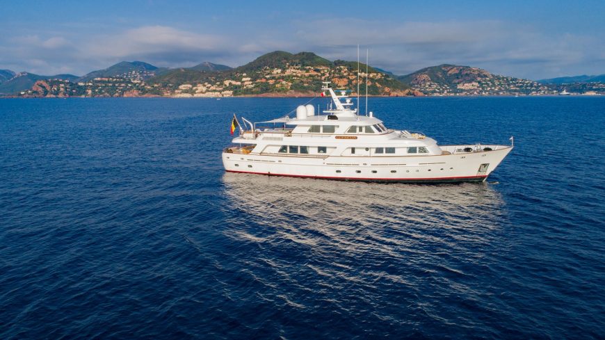 CORNELIA | 2006 34m (112ft) Luxury Classic Style Motor Yacht from Turkish shipyard RMK MARINE