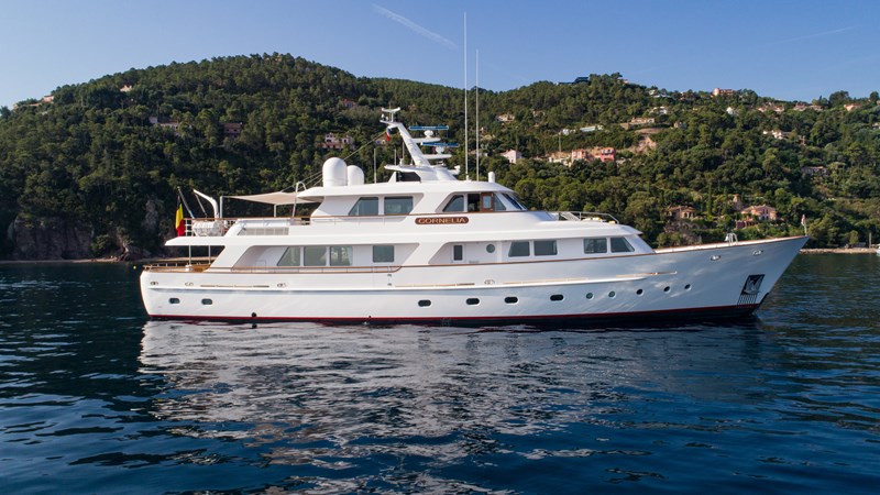 CORNELIA | 2006 34m (112ft) Luxury Classic Style Motor Yacht from Turkish shipyard RMK MARINE