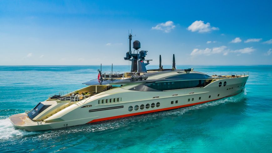 DB9 | 2010 172ft (52m) Luxury Superyacht built by US shipyard Palmer Johnson