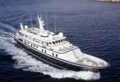 GOOSE | 1987 148ft (45m) Classic Luxury Steel Motor Yacht built by British yacht builder Toughs Shipyard