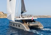 GREY B | 2022 24m (80ft) SUNREEF 80 Flybridge Luxury Catamaran Sail Yacht