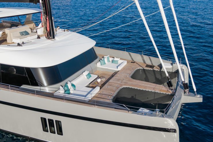 GREY B | 2022 24m (80ft) SUNREEF 80 Flybridge Luxury Catamaran Sail Yacht