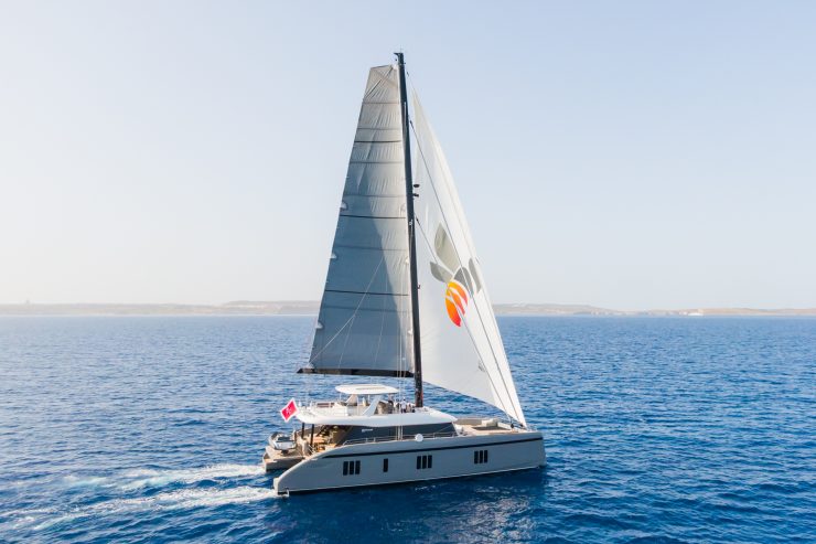 GREY B | 2022 24m (80ft) SUNREEF 80 Flybridge Luxury Catamaran Sail Yacht