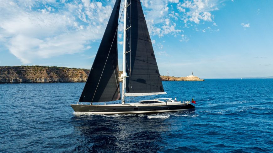 LADY M | 2006 128ft (39m) Dubois design Luxury Sloop Aluminium Sail Yacht built by New Zealand shipyard Fitzroy Yachts