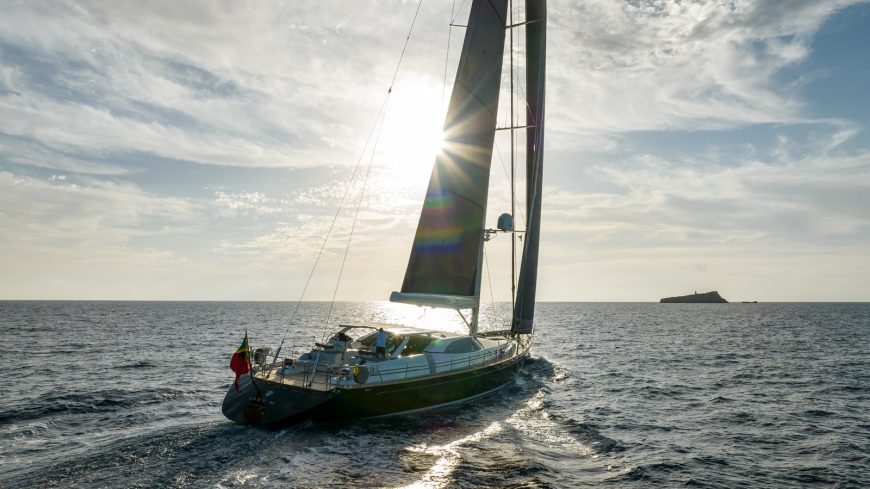 LADY M | 2006 128ft (39m) Dubois design Luxury Sloop Aluminium Sail Yacht built by New Zealand shipyard Fitzroy Yachts