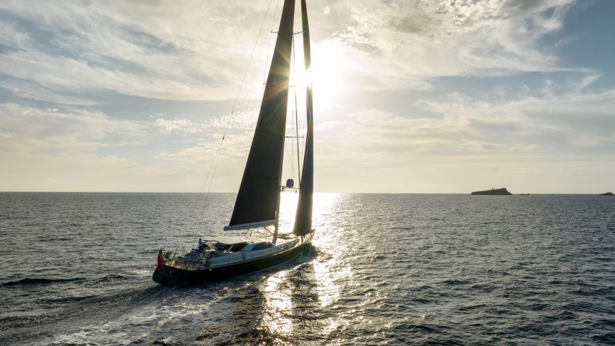 LADY M | 2006 128ft (39m) Dubois design Luxury Sloop Aluminium Sail Yacht built by New Zealand shipyard Fitzroy Yachts