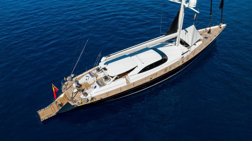 LADY M | 2006 128ft (39m) Dubois design Luxury Sloop Aluminium Sail Yacht built by New Zealand shipyard Fitzroy Yachts