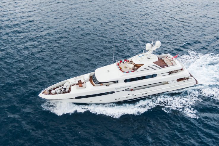 MOCHAFY22 | 2009 45m Luxury Steel Trideck Motor Yacht from Turkish shipyard SUNRISE