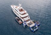 MOCHAFY22 | 2009 45m Luxury Steel Trideck Motor Yacht from Turkish shipyard SUNRISE