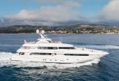 MOCHAFY22 | 2009 45m Luxury Steel Trideck Motor Yacht from Turkish shipyard SUNRISE