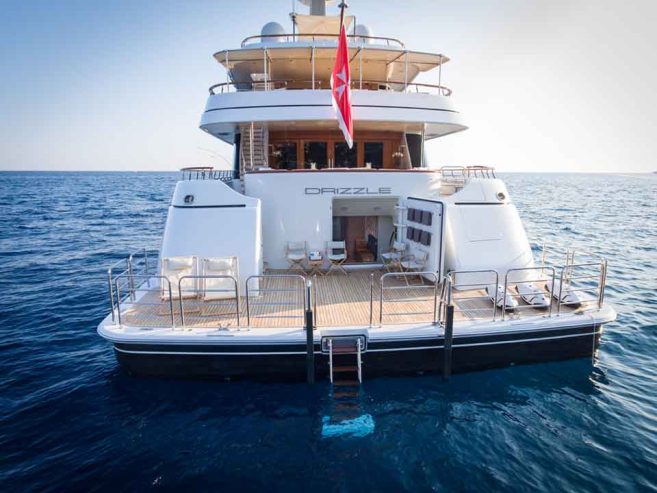 DRIZZLE | 2012 69m (226ft) Luxury Tri-Deck Steel Motor Yacht built by Dutch shipyard Feadship