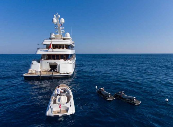 DRIZZLE | 2012 69m (226ft) Luxury Tri-Deck Steel Motor Yacht built by Dutch shipyard Feadship