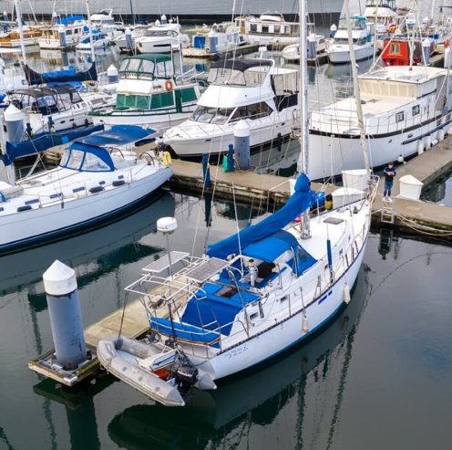 Merrily | 1980 40ft (12m) Custom Center Cockpit Sail Yacht built by the Frederick Amor shipyard