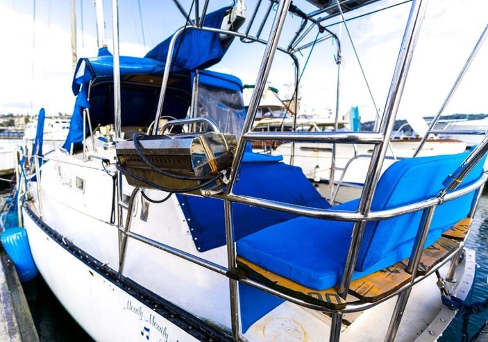 Merrily | 1980 40ft (12m) Custom Center Cockpit Sail Yacht built by the Frederick Amor shipyard