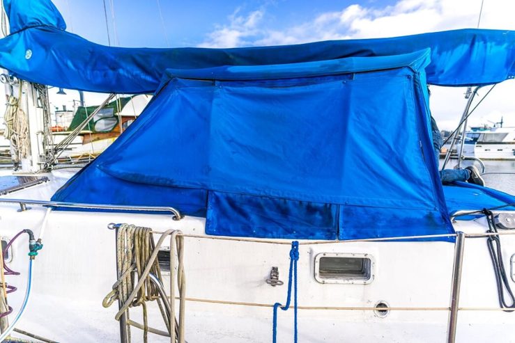 Merrily | 1980 40ft (12m) Custom Center Cockpit Sail Yacht built by the Frederick Amor shipyard