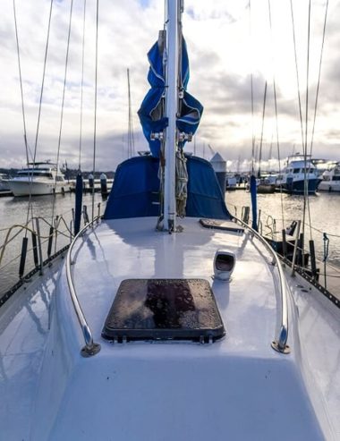 Merrily | 1980 40ft (12m) Custom Center Cockpit Sail Yacht built by the Frederick Amor shipyard