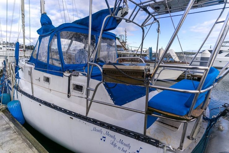 Merrily | 1980 40ft (12m) Custom Center Cockpit Sail Yacht built by the Frederick Amor shipyard