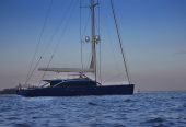 NATIVA | 2012 158ft (48m) All-aluminium fly bridge sailing sloop built by Italian shipyard Arzana Navi