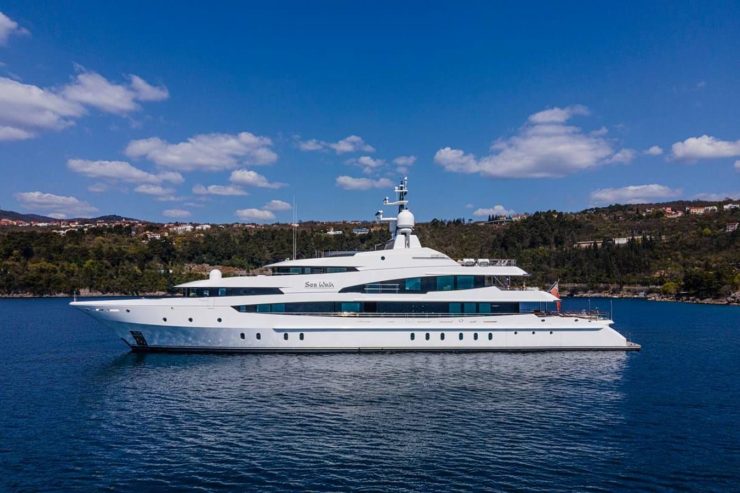 SEA WALK | 2005 62m (204′5″) Luxury Tri-Deck Steel Motor Yacht built by Dutch shipyard OCEANCO