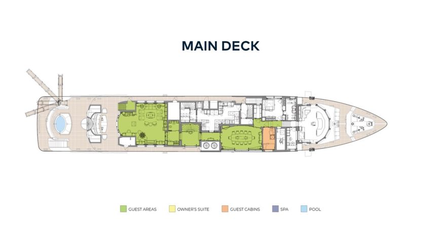 SEA WALK | 2005 62m (204′5″) Luxury Tri-Deck Steel Motor Yacht built by Dutch shipyard OCEANCO