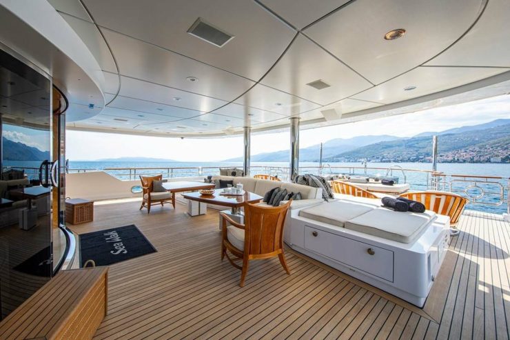 SEA WALK | 2005 62m (204′5″) Luxury Tri-Deck Steel Motor Yacht built by Dutch shipyard OCEANCO