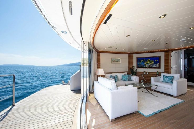 SEA WALK | 2005 62m (204′5″) Luxury Tri-Deck Steel Motor Yacht built by Dutch shipyard OCEANCO