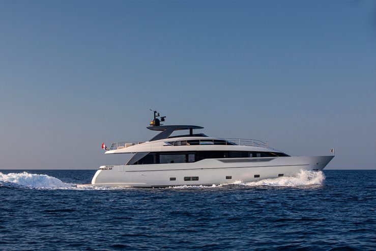 SEVEN | 2021 27.6m Sanlorenzo SL90 Assymetric Luxury Performance Flybridge Motor Yacht from Sanlorenzo Italian shipyard