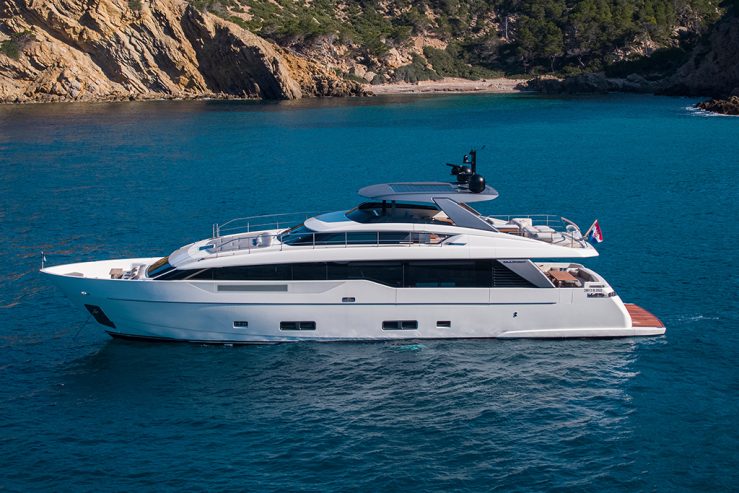 SEVEN | 2021 27.6m Sanlorenzo SL90 Assymetric Luxury Performance Flybridge Motor Yacht from Sanlorenzo Italian shipyard