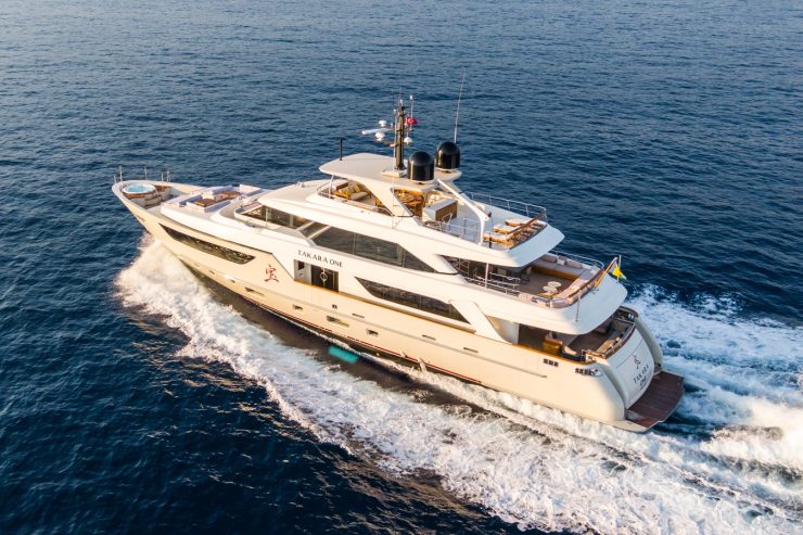 TAKARA ONE | 2016 38m (125ft) Luxury Motor Yacht from Italian shipyard SANLORENZO