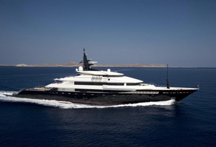 ALFA NERO | 2007 82m (269′) Luxury Tri-Deck Motor Yacht from Dutch shipyard OCEANCO