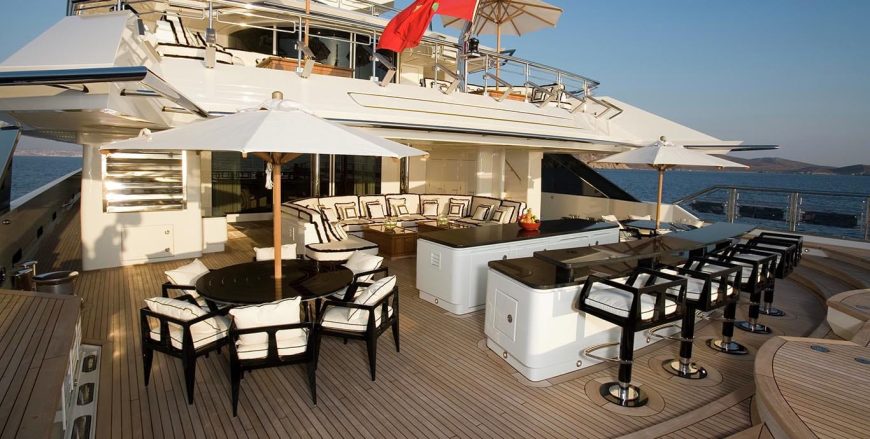 ALFA NERO | 2007 82m (269′) Luxury Tri-Deck Motor Yacht from Dutch shipyard OCEANCO