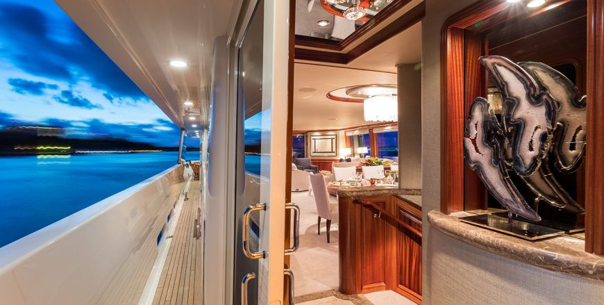 ALL INN | 2008 39.62m (130ft) Luxury Flybridge Motor Yacht from American shipyard Westport