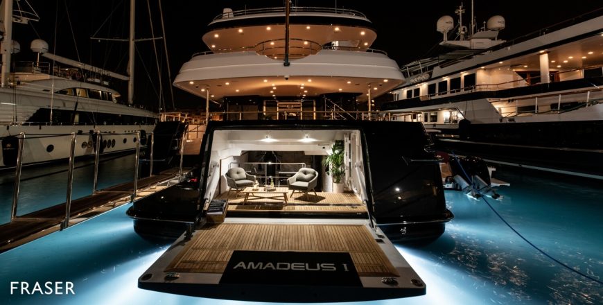 AMADEUS I | 2014 44.04m (144ft 6in) Luxury Steel Motor Yacht from American shipyard Timmerman Yachts