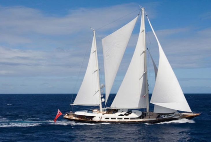 ANTARA | 1991 46.33m (152ft) Classic World Cruising Steel Sail Yacht from Italian shipyard Perini Navi