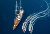 ANTARA | 1991 46.33m (152ft) Classic World Cruising Steel Sail Yacht from Italian shipyard Perini Navi