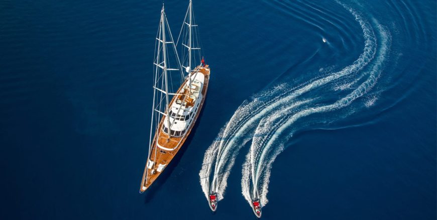 ANTARA | 1991 46.33m (152ft) Classic World Cruising Steel Sail Yacht from Italian shipyard Perini Navi