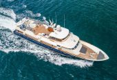 ARIADNE | 1979 37.8m (124′) Classic Luxury Aluminium Motor Yacht from American shipyard BREAUX BAYCRAFT