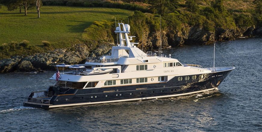 CHANTAL MA VIE | 1993 54.56m (179ft) Luxury Steel Motor Yacht from Dutch shipyard FEADSHIP