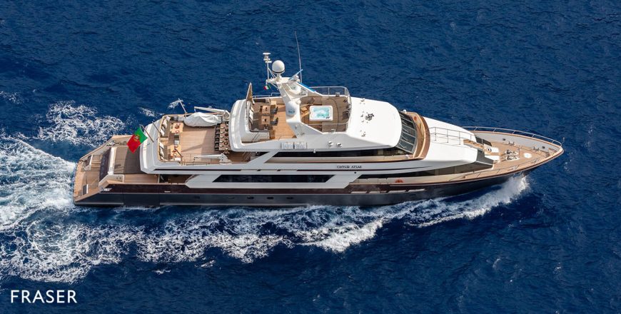 CLOUD ATLAS | 1990 46m (150ft 11in) Classic Tri-Deck Luxury Aluminium Motor Yacht from Australian shipyard Lloyds Ships