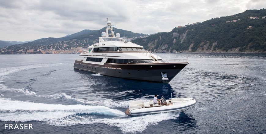 CLOUD ATLAS | 1990 46m (150ft 11in) Classic Tri-Deck Luxury Aluminium Motor Yacht from Australian shipyard Lloyds Ships