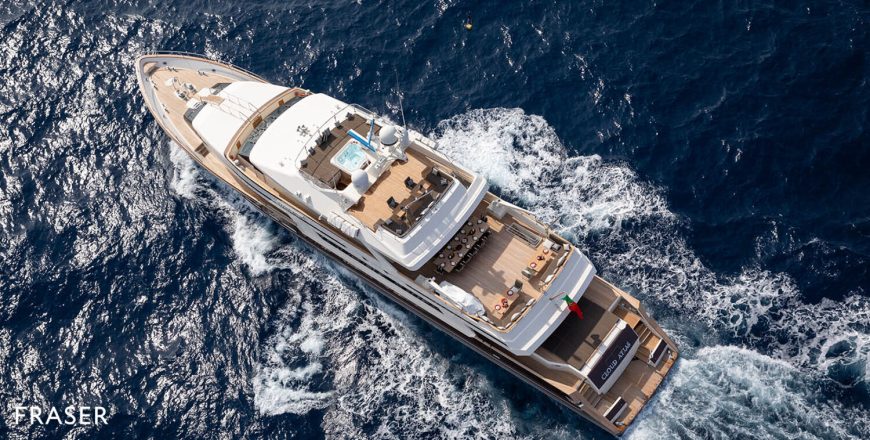 CLOUD ATLAS | 1990 46m (150ft 11in) Classic Tri-Deck Luxury Aluminium Motor Yacht from Australian shipyard Lloyds Ships