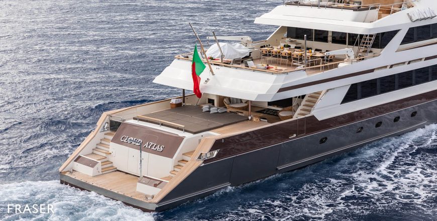 CLOUD ATLAS | 1990 46m (150ft 11in) Classic Tri-Deck Luxury Aluminium Motor Yacht from Australian shipyard Lloyds Ships